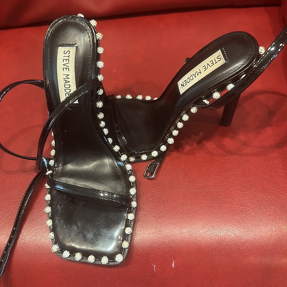 Steve Madden rhinestone heels